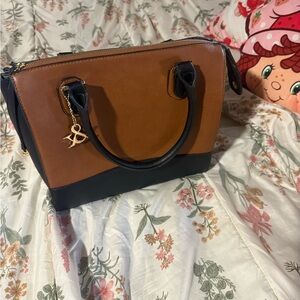 Brown and Black Handbag